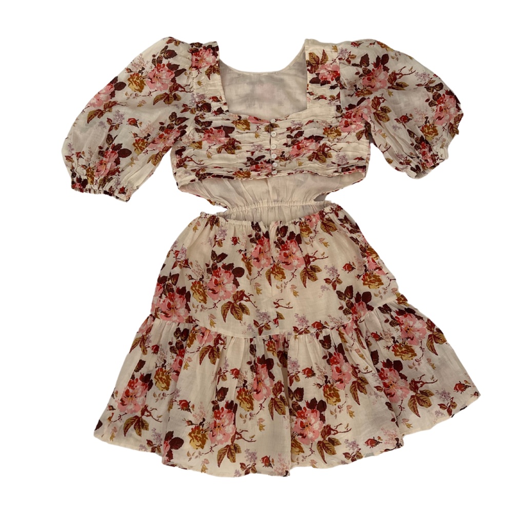 NWT Sea New York Puff Sleeve Smocked Dress - Picture 6 of 9